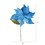Vickerman QG162712 22" Turquoise Poinsettia 12" Flowr 6/Bag