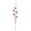 Vickerman QG205023 20" RedWhite Glit Ball Curly Spray 6/Bag