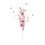 Vickerman QG205027 20" Red/White Candy Swirl Spray 6/Bag