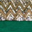 Vickerman QTX201804 19" Green Chevron Sequin Stocking