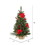 Vickerman SO-J156736 36" x 22" Poinsettia Berry Pine Tree