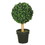 Vickerman TA170801 10" Boxwood Topiary w/5" Pot-7" Ball