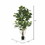 Vickerman TB170460 5' Potted Fiddle Tree W/168 Lvs-Green