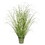Vickerman TD190524 24" Native Green Grass In Iron Pot