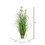 Vickerman TD190836 37" Green Daisy Grass In Iron Pot