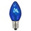 Vickerman V471732 C7 Transparent Blue 130V 5W Bulbs