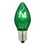 Vickerman V471724 C7 Trans Green Twinkle 120V 5W Bulbs