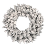 Vickerman Frosted Silver Wreath 120Tips