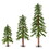 2' 3' 4' NATURAL ALPINE TREE SET 633T