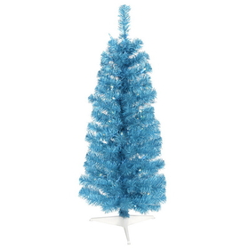 Vickerman 11" Sky Blue Pencil Tree Dural 35BL