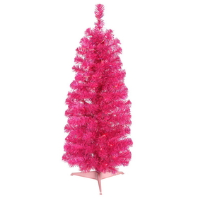 Vickerman 11" Pink Pencil Tree Dural 35PK 87T
