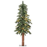 Vickerman 2' 3' 4' Nat Bark Alpine Set Dural 185CL