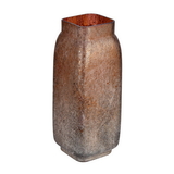 Vickerman Desert Sand Square Glass Vase