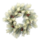 Vickerman Norfolk Frosted Pine Wreath