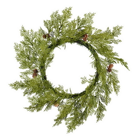 Vickerman Cedar Pinecone Wreath 30Tips