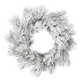 Vickerman Frosted Beckett Pine Wreath 24Tips