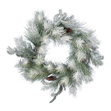 Vickerman Frosted Ansell Pine Wreath 28Tips