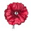 Vickerman E175403 5" Red Wild Poppy Head Clip 3/Bag