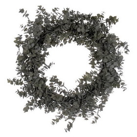 Vickerman EF227522 22" Artificial Grn Gry Eucalyptus Wreath