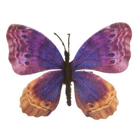 Vickerman 4.5" Purple/Mocha Butterfly Clip 12/Bag
