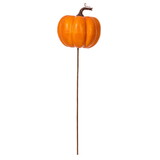 Vickerman EF240103 19.5" Orange Pumpkin Stick.Includes 4 Sprays Per Bag.The Stick Height Is 19.5" Including The 5.5 X 5.1 Inch Pumpkin