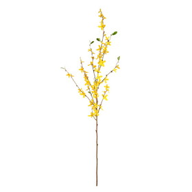 Vickerman 39" Artificial Yellow Forsythia Flower Spray. Includes 4 sprays per pack.