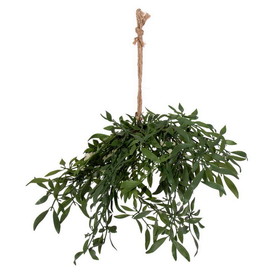 Vickerman FE221518 18" Green Mistletoe Hanger, 2/Bag