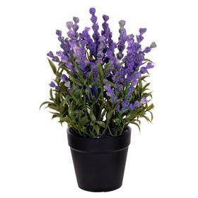 Vickerman FE223110 10" Purple Lavender in Plastic Pot 4/Bag