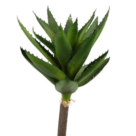 Vickerman 28" Artificial Green Succulent Stem Pack of 2