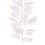 Vickerman FK221372 6' White Gardenia Snowy Garland