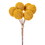Vickerman FNT236874 7" Dark Yellow Billy Buttons Stem 6/Bag. Perfect addition to any decorating project.