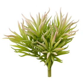 Vickerman 6.6" Artificial Green Crassula Tetragona Pick Set of 3