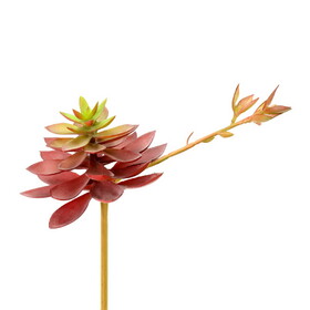 Vickerman 6" Artificial Black Prince Echeveria Pick Set of 3