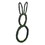Vickerman FPQA230526 26" Green Rabbit Shape Wreath