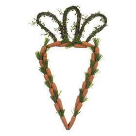 Vickerman 22" Orange Carrot Shape Wreath