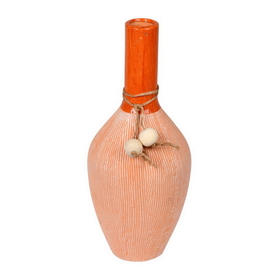 Vickerman Brown Twine Terracotta Vase