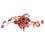 Vickerman FR231203 15" Red Hanging Leaves Vine 2/Bag, Price/each