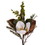 Vickerman FT224533 33" White Magnolia Swag