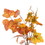 Vickerman FT226322 22" Fall Orange Leaf Wreath