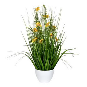 Vickerman Yellow Potted Cosmos Grass
