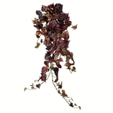 Vickerman Burgundy Grape Leaf Hanging Bush