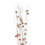 Vickerman H7BTC900 32" Natural Dried Ting Wood Bead 24/bg, Price/each
