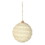 Vickerman JE230106 5.5" White Braided Cotton Ball Orn 2/Bag
