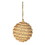 Vickerman JE233504 4" Natural Wood Bead Ball Ornament 2/Bag