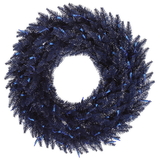 Vickerman Navy Blue Fir Wreath 210T