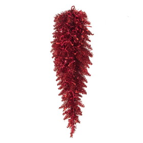 Vickerman 36" Purple Fir Artificial Christmas Teardrop Unlit