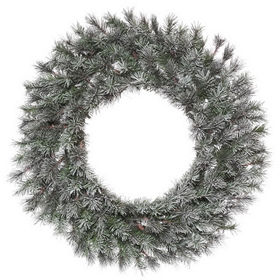 Vickerman Frosted Lacey Wreath 200T