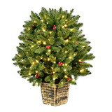 Vickerman 4' Potted Tifton Two Ball Topiary 303Tip