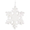 Vickerman L134458 8" Rose Gold Outdoor Glitter Snowflake