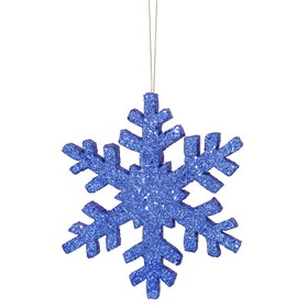 Vickerman L134502 12" Blue Outdoor Glitter Snowflake